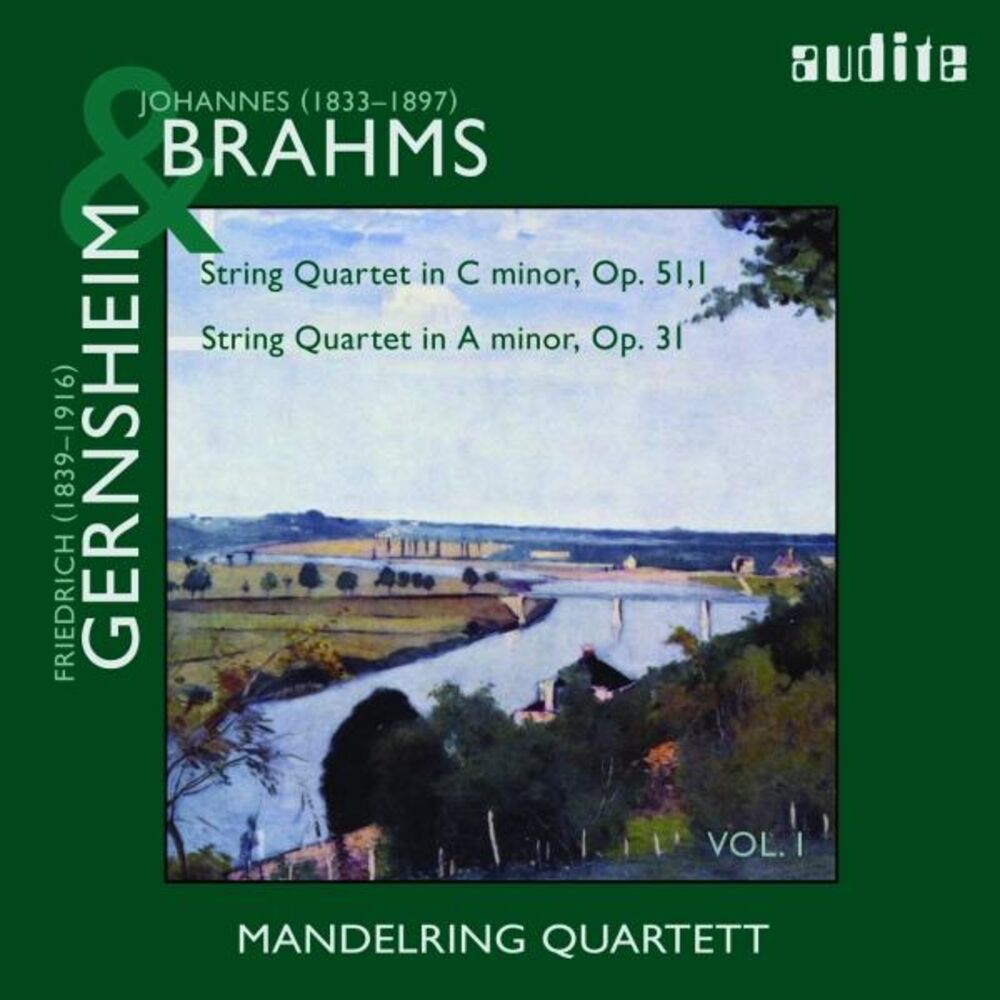 Picture of Johannes Brahms: String Quartet in C Minor, Op. 51, No.1 - Friedrich Gernsheim: String Quartet in A Minor, Op. 31