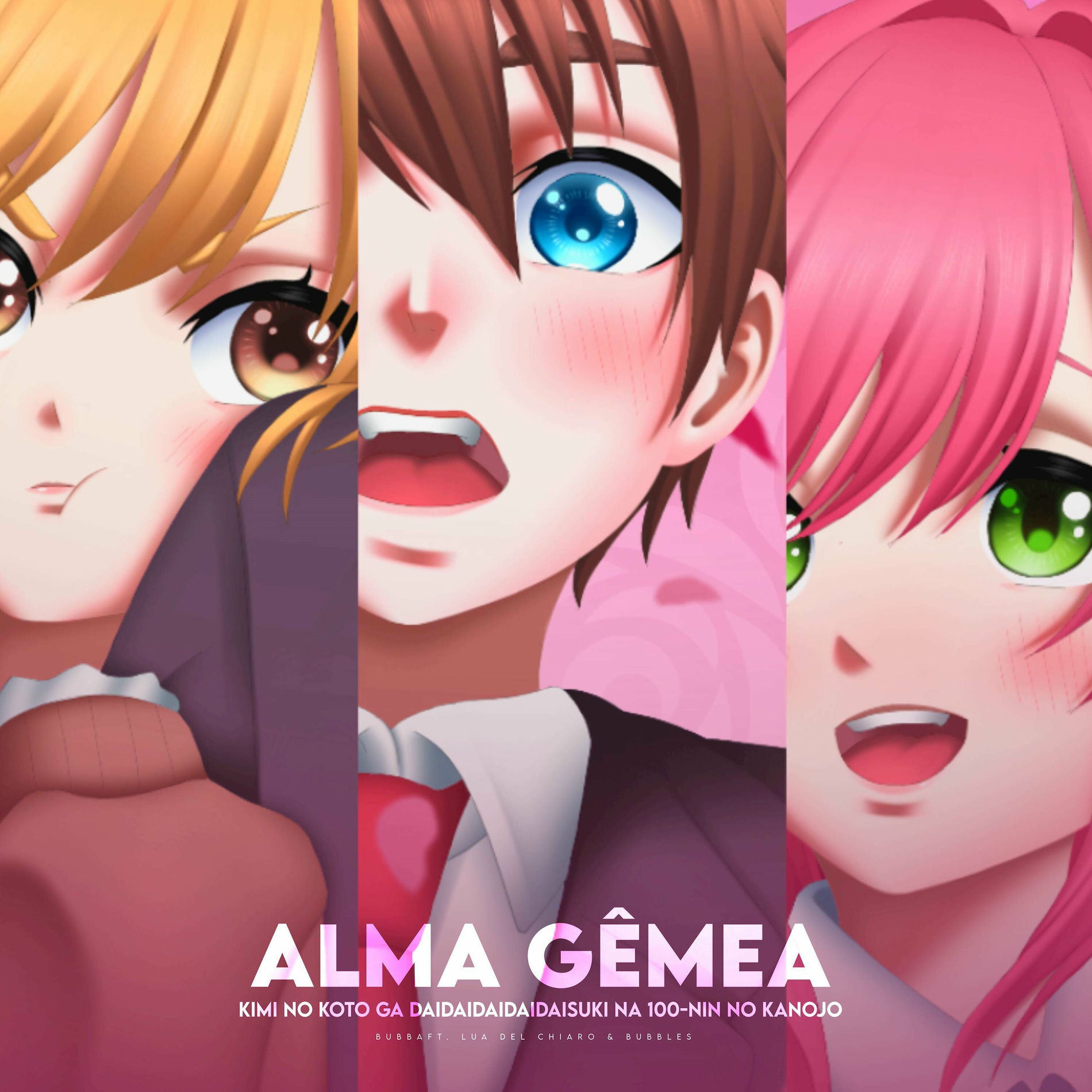 Album cover of Alma Gêmea (Kimi no Koto ga Daidaidaidaidaisuki na 100-nin no Kanojo)