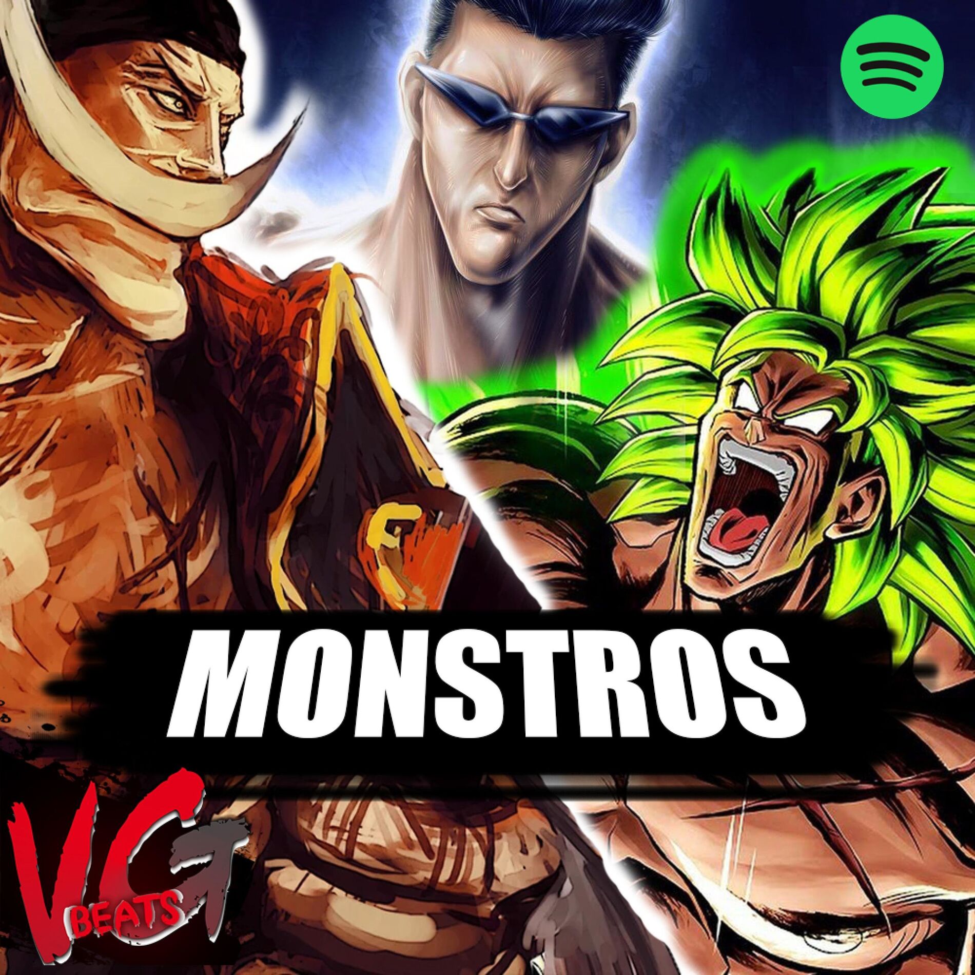 Album cover of Rap dos Monstros, Barba Branca, Toguro e Broly