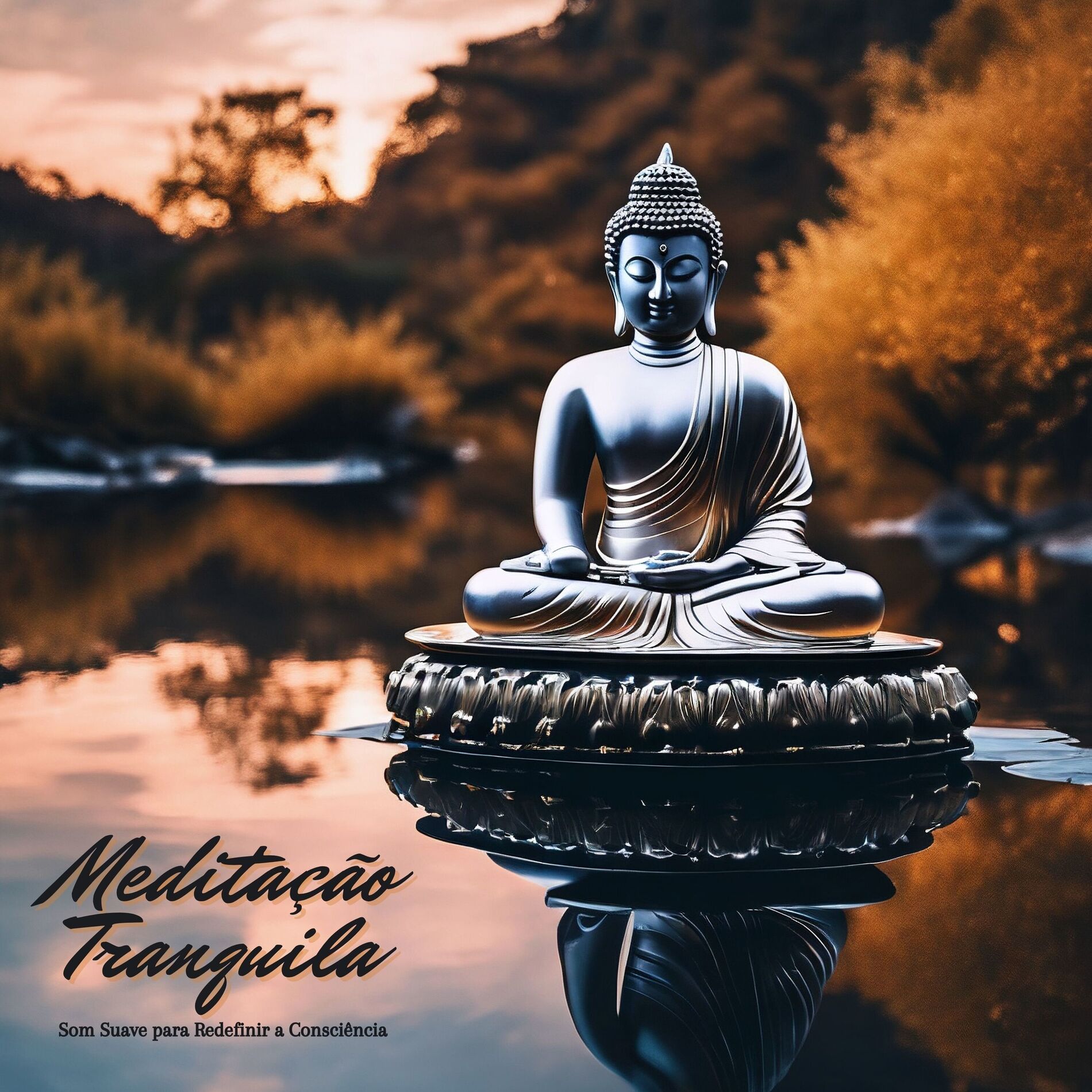 Album cover of Meditação Tranquila: Som Suave para Redefinir a Consciência