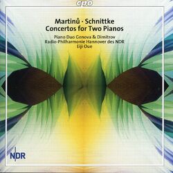 Cover of Martinu & Schnittke: Concertos for 2 Pianos