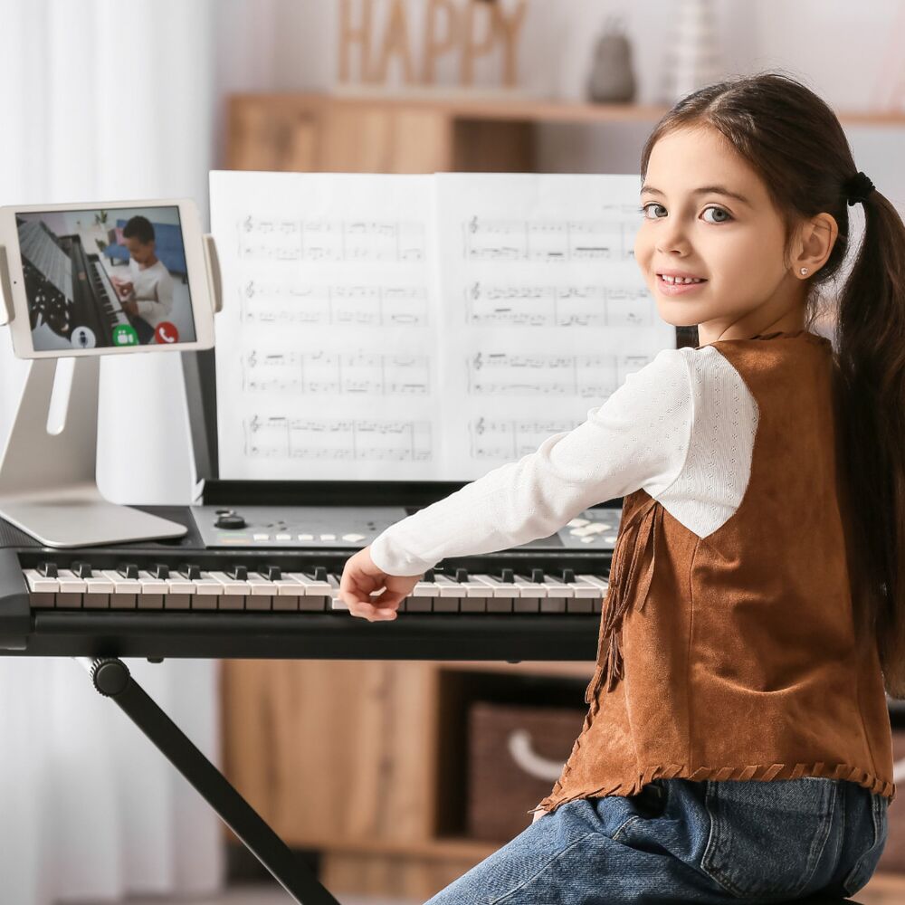 Picture of Soothing Keys of Knowledge: Piano's Reflective Flow