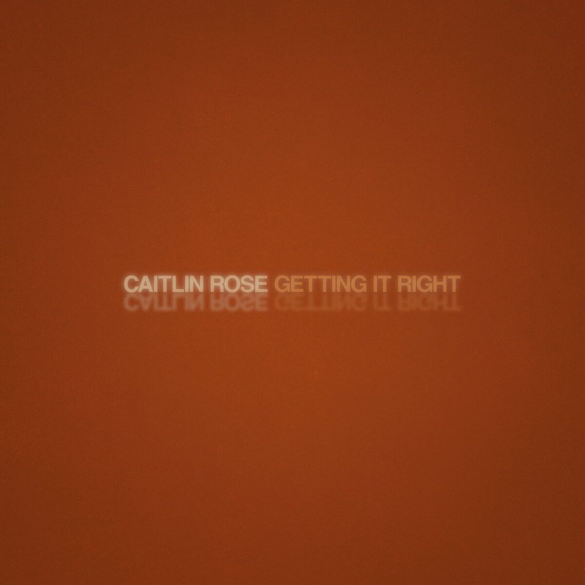 Album cover of Getting It Right