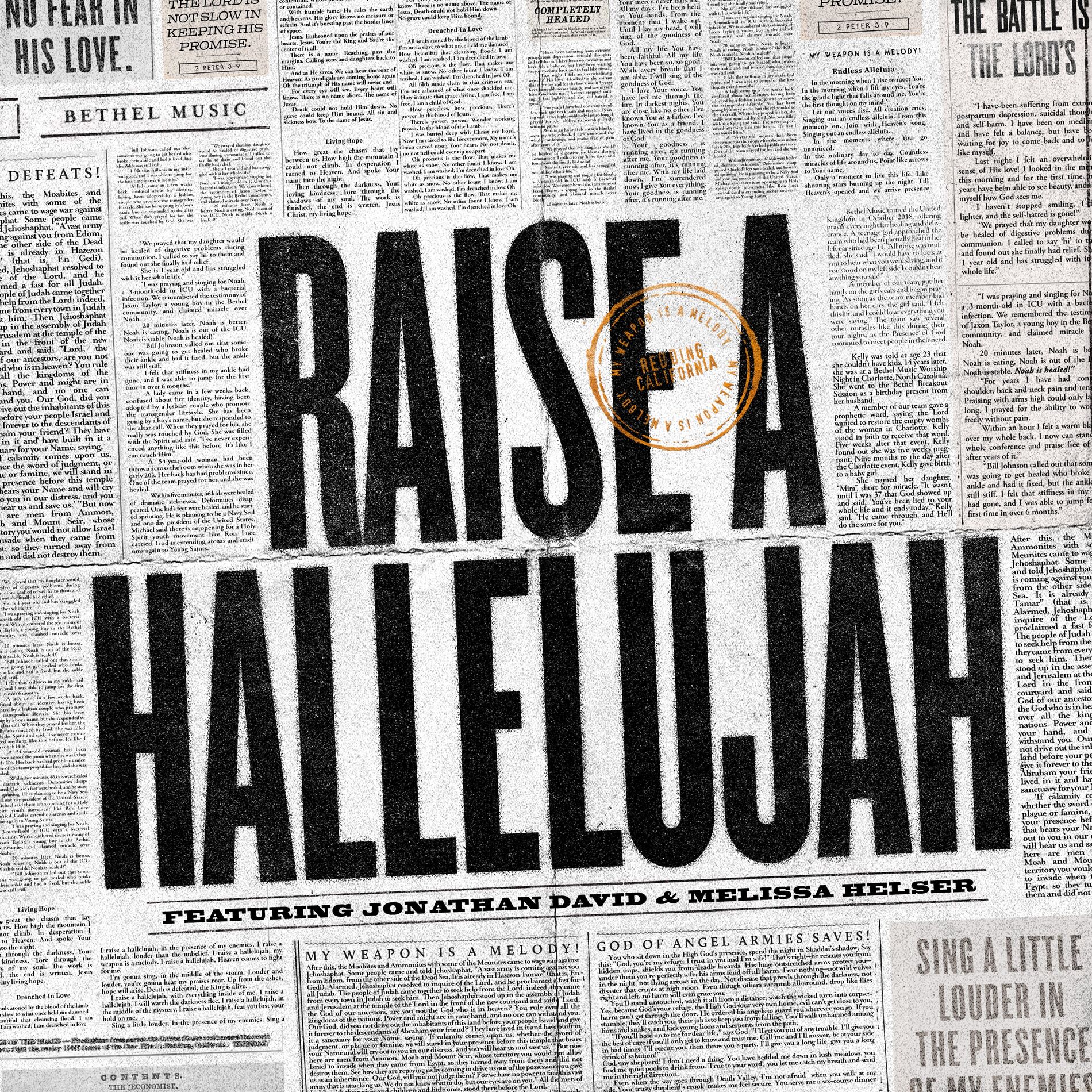 Album cover of Raise a Hallelujah (Studio Version) (Single)