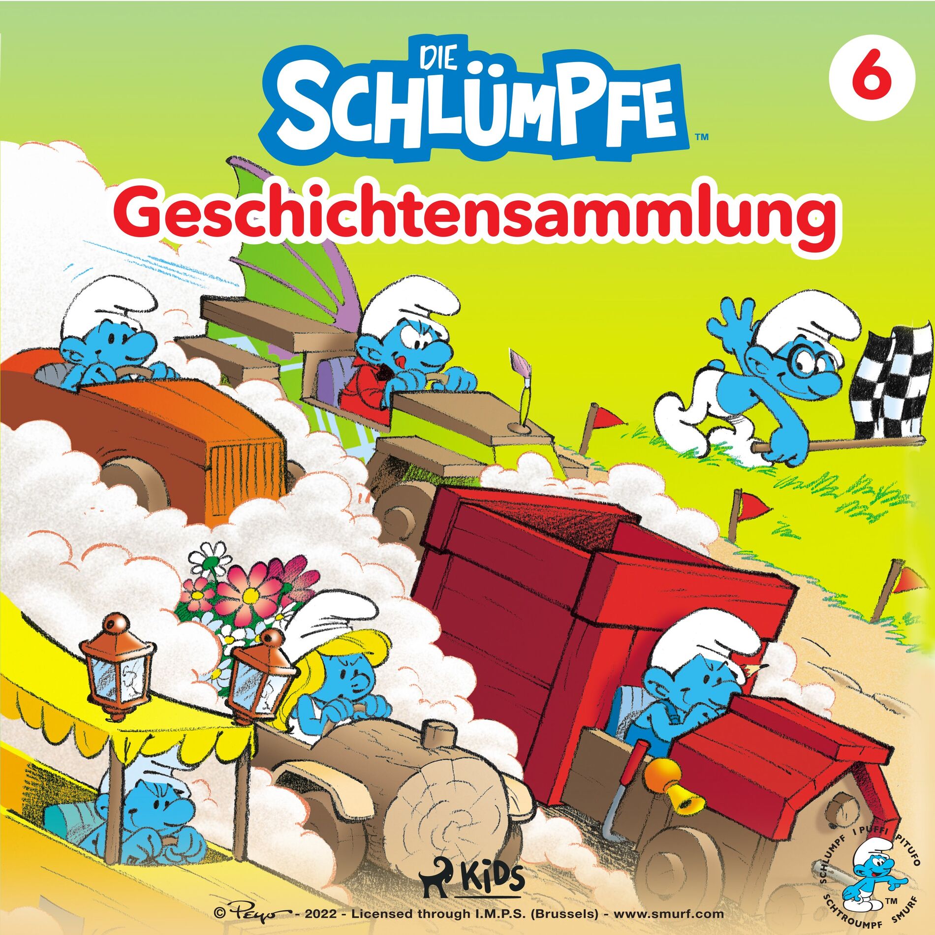 Album cover of Die Schlümpfe - Geschichtensammlung 6
