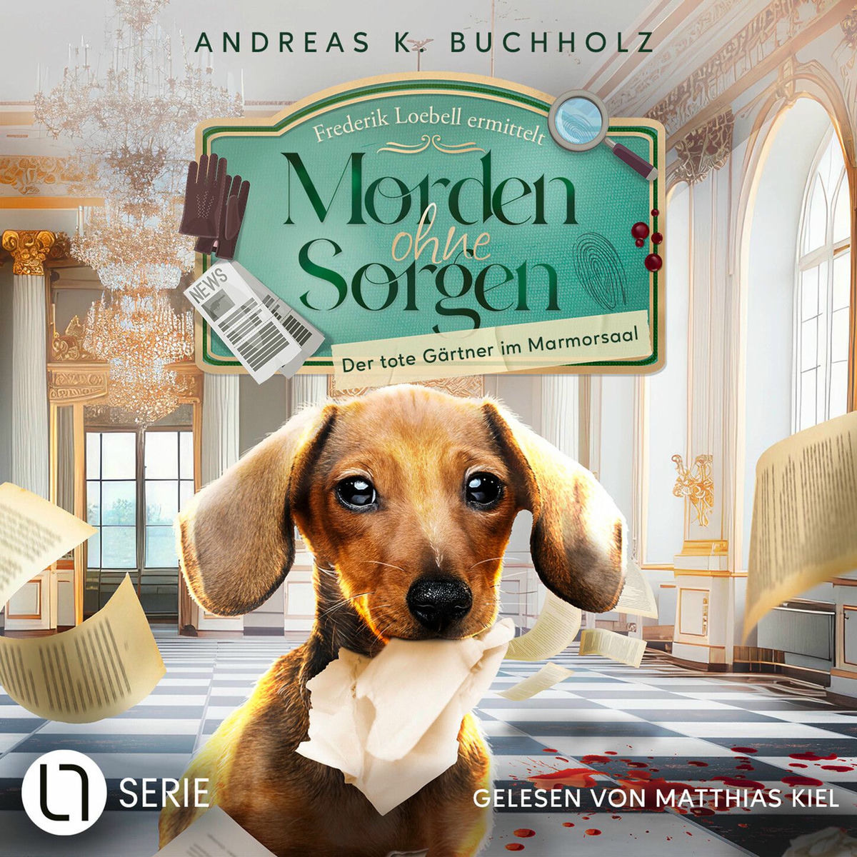 Album cover of Der tote Gärtner im Marmorsaal - Morden ohne Sorgen, Folge 2 (Ungekürzt)