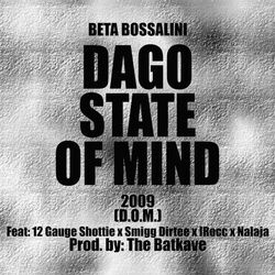 Cover of Dago State of Mind (feat. 12 Gauge Shottie, Smigg Dirtee, I-Rocc & Nalaja)