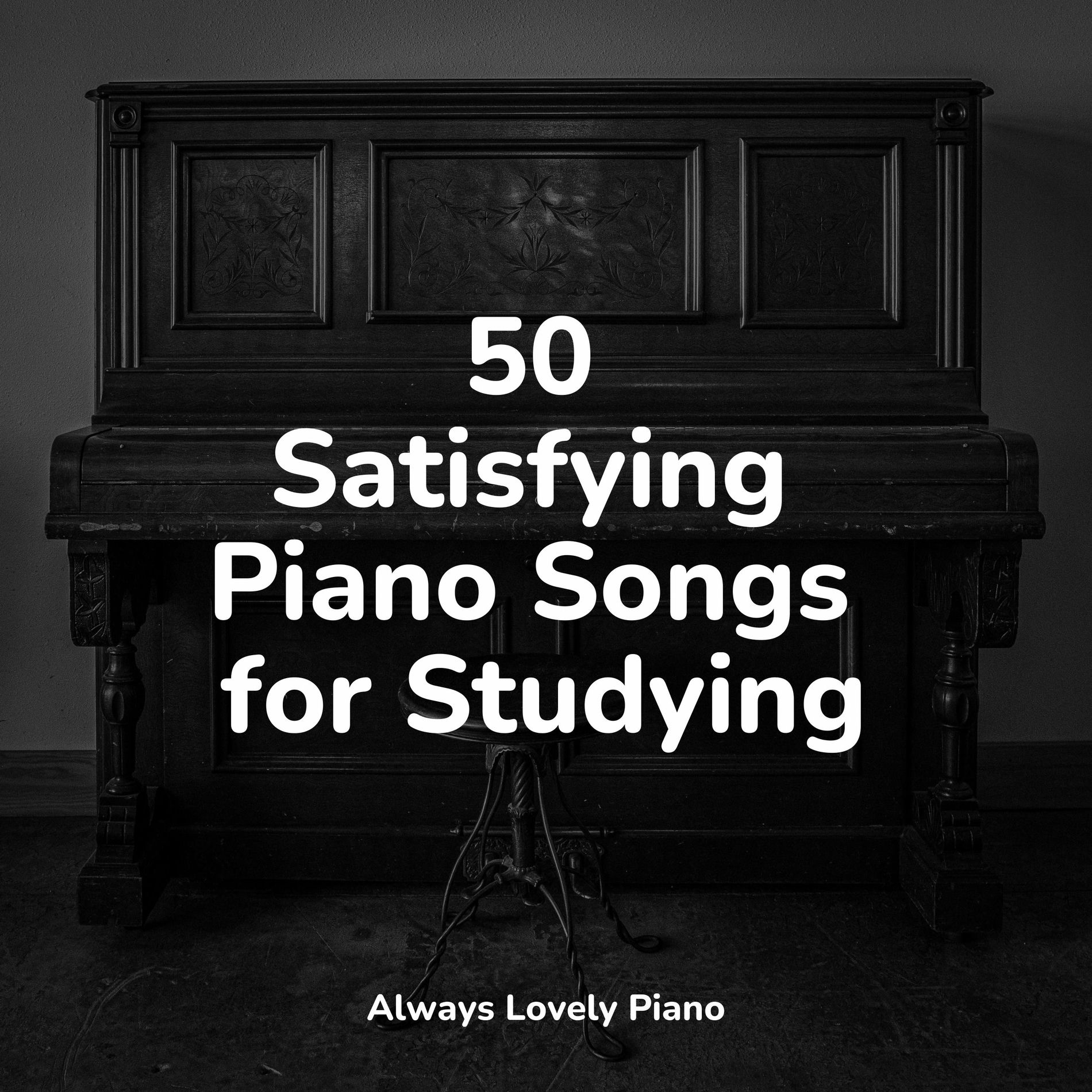 Album cover of 50 Satisfying Piano Songs for Studying
