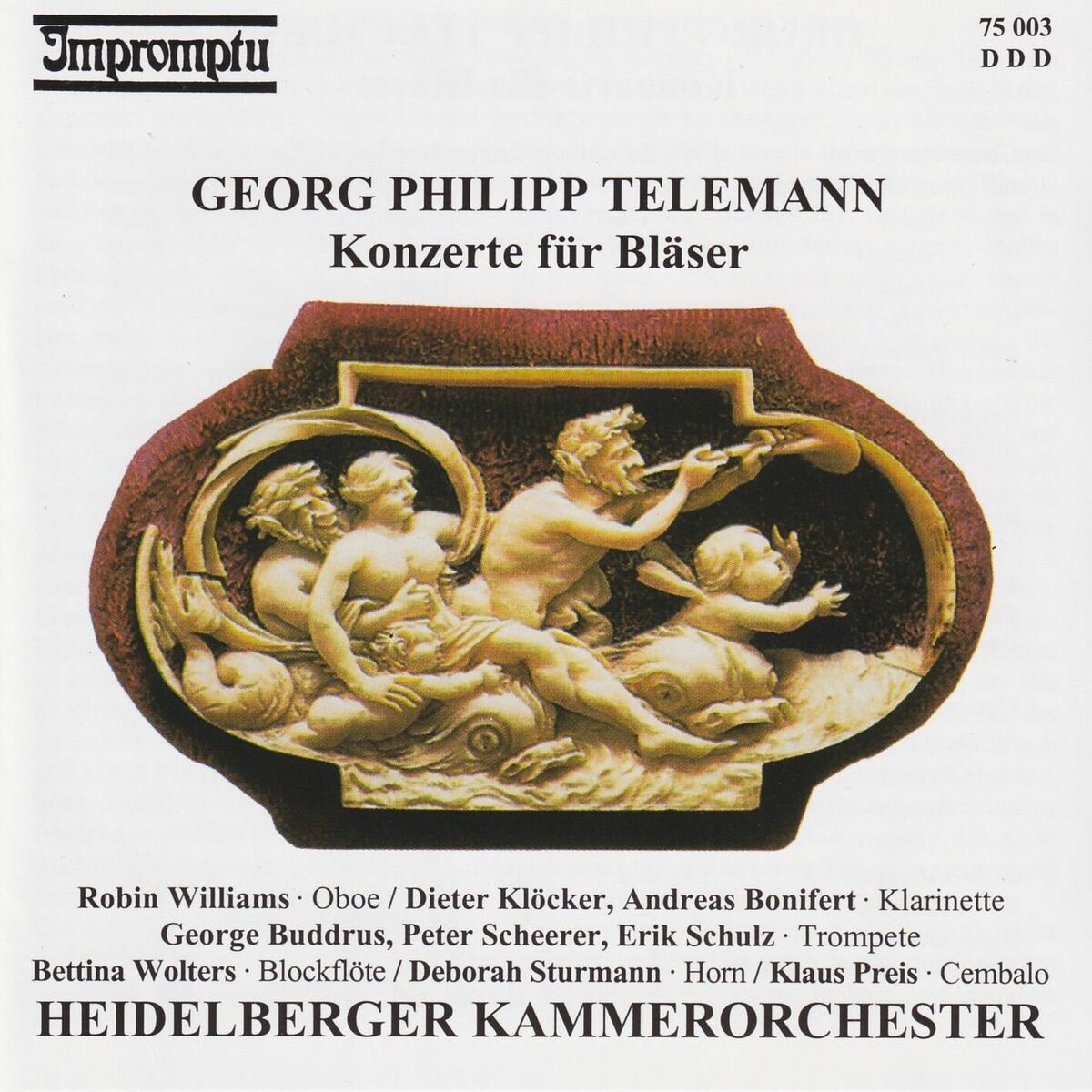 Album cover of Telemann: Konzerte für Bläser