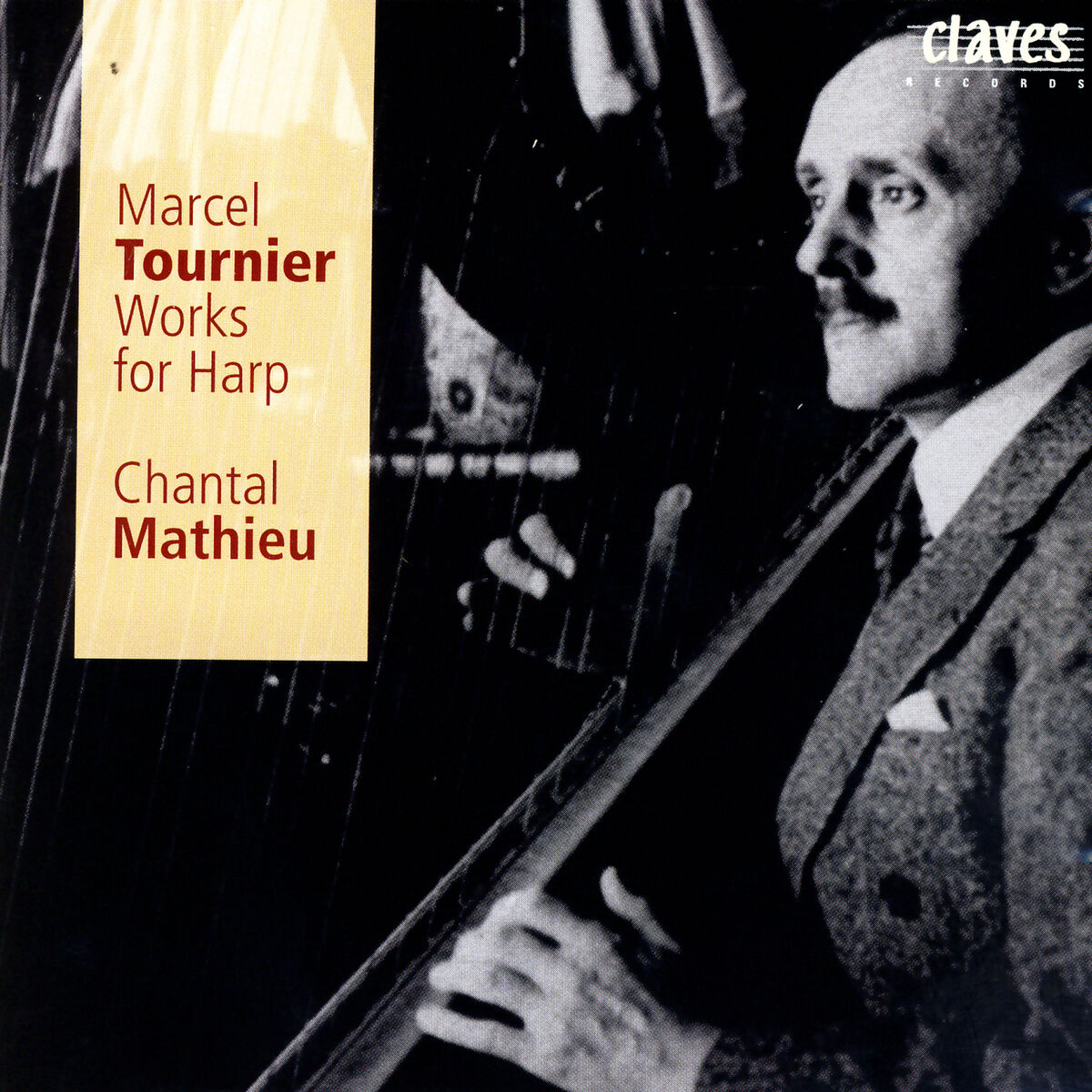 Album cover of Tournier: Works for solo Harp