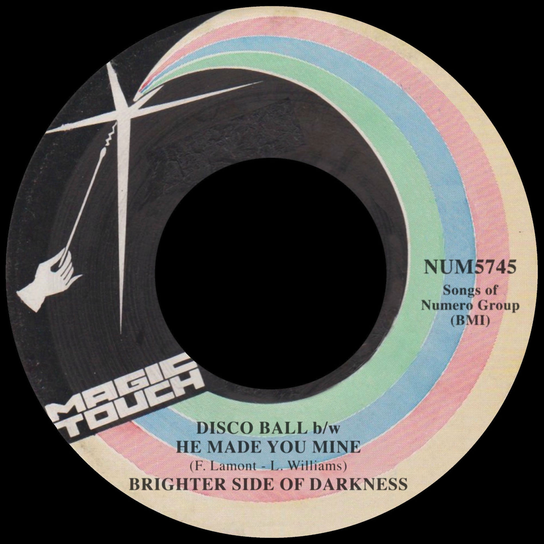 Brighter Side Of Darkness - Disco Ball b/w He Made You Mine