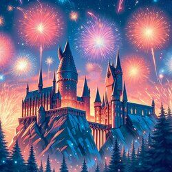 Cover of Fireworks (Harry Potter Lofi)