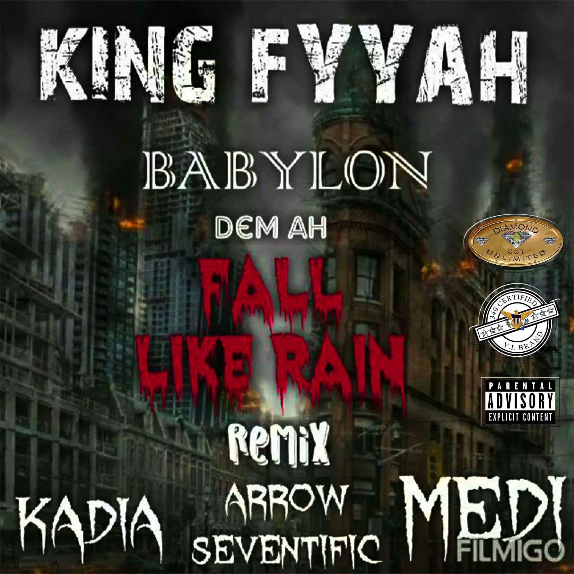 Album cover of Babylon Dem Ah Fall Like Rain Remix