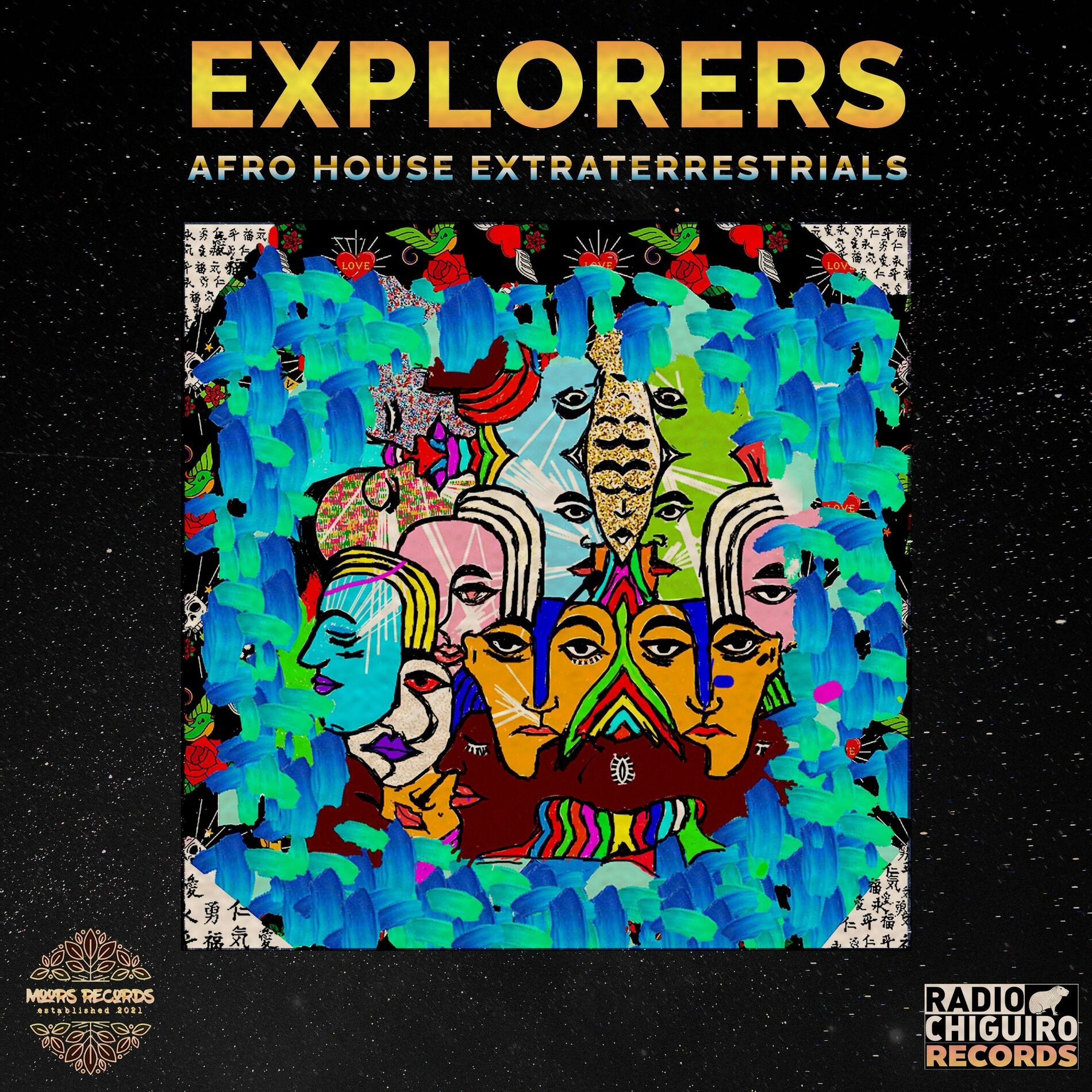 Album cover of EXPLORERS | Afro House Extraterrestrials