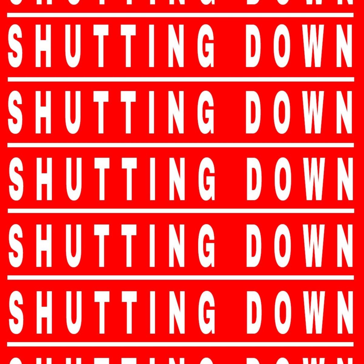 Album cover of Shutting Down