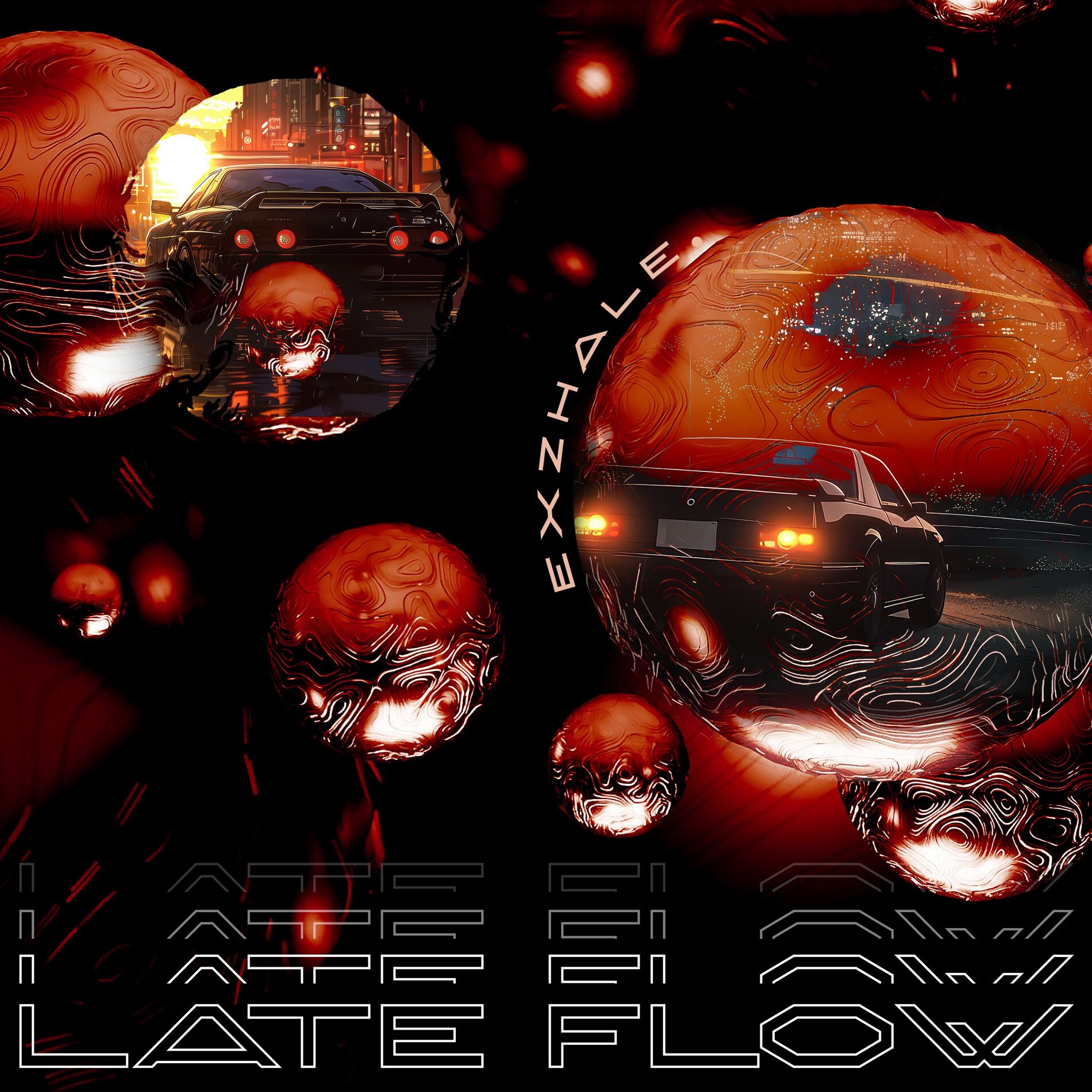 Album cover of late flow
