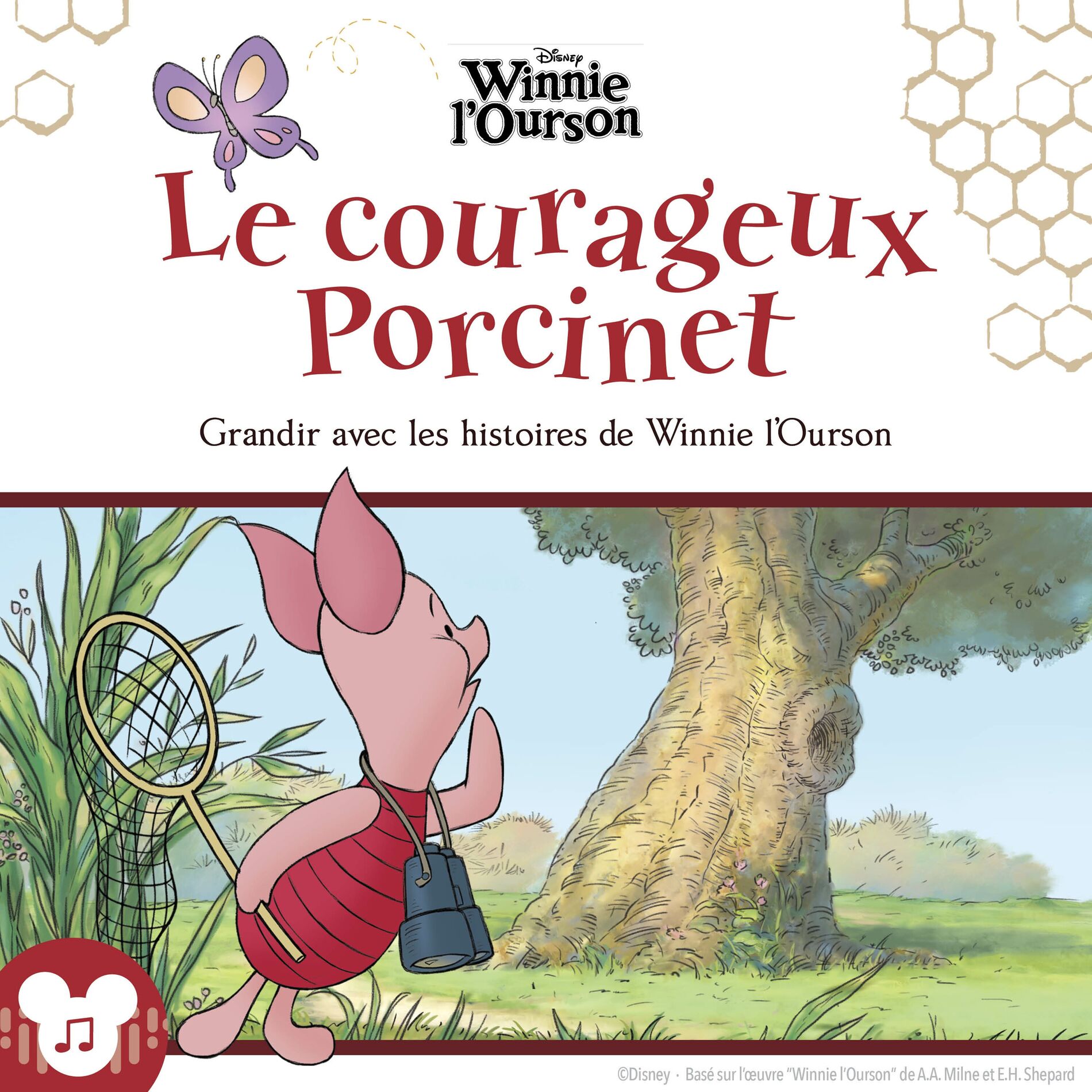 Album cover of Chapter 07 - Le courageux Porcinet Grandir avec les histoires de Winnie l'Ourson