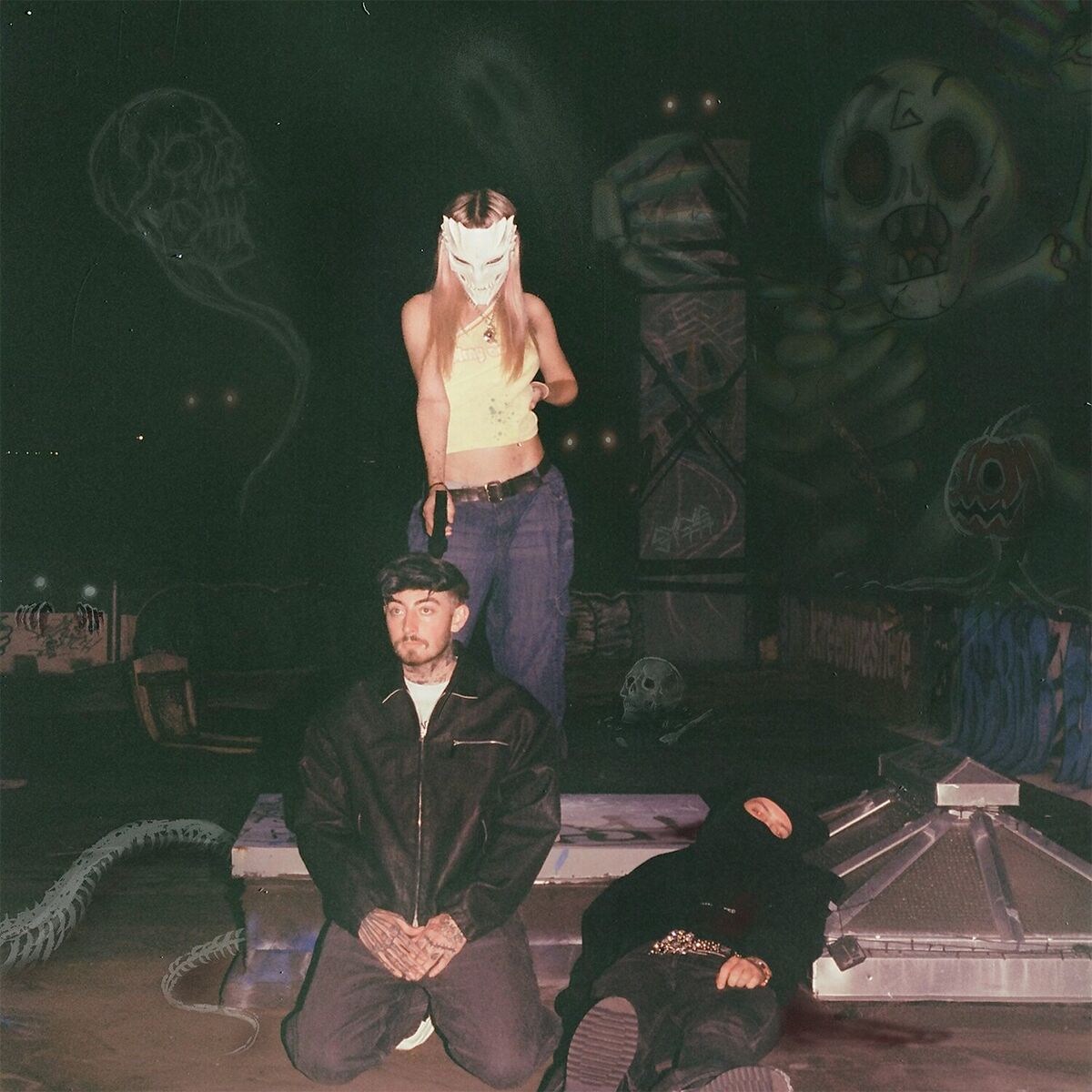 Album cover of flowers by her grave
