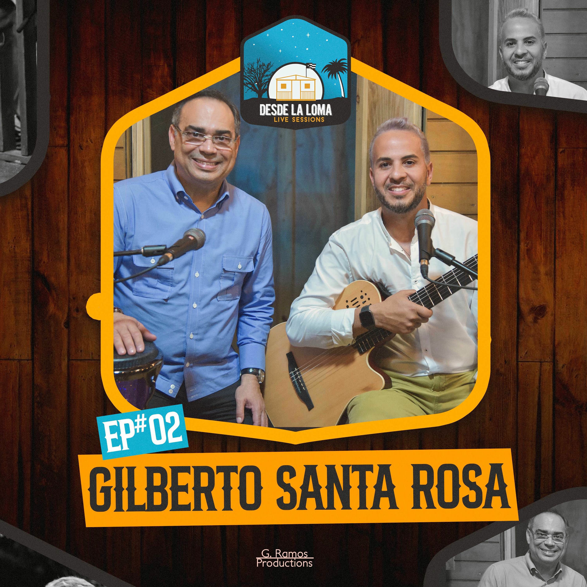 Album cover of Gilberto Santa Rosa live at Sesiones Desde La Loma