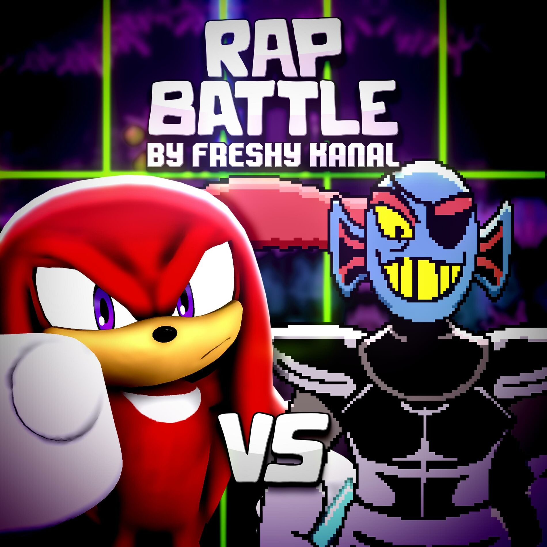 Album cover of Knuckles vs Undyne (feat. Cami-Cat & True Evil Villain)