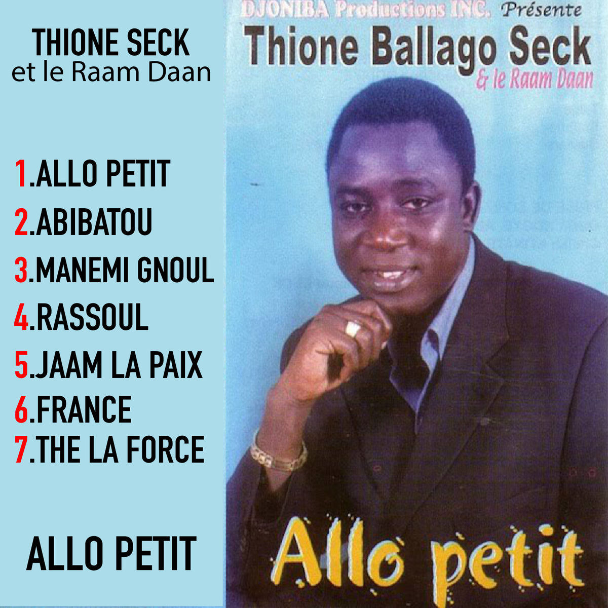 Album cover of Allo petit