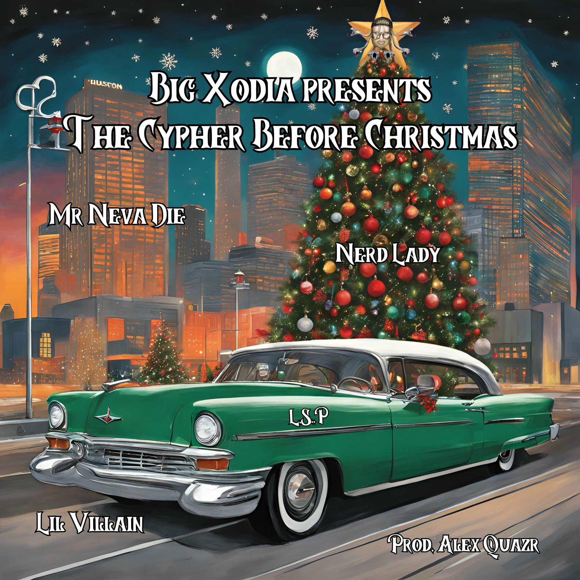 Album cover of The Cypher Before Christmas (feat. Mr Neva Die, Nerd Lady, LSP & Lil Villain)