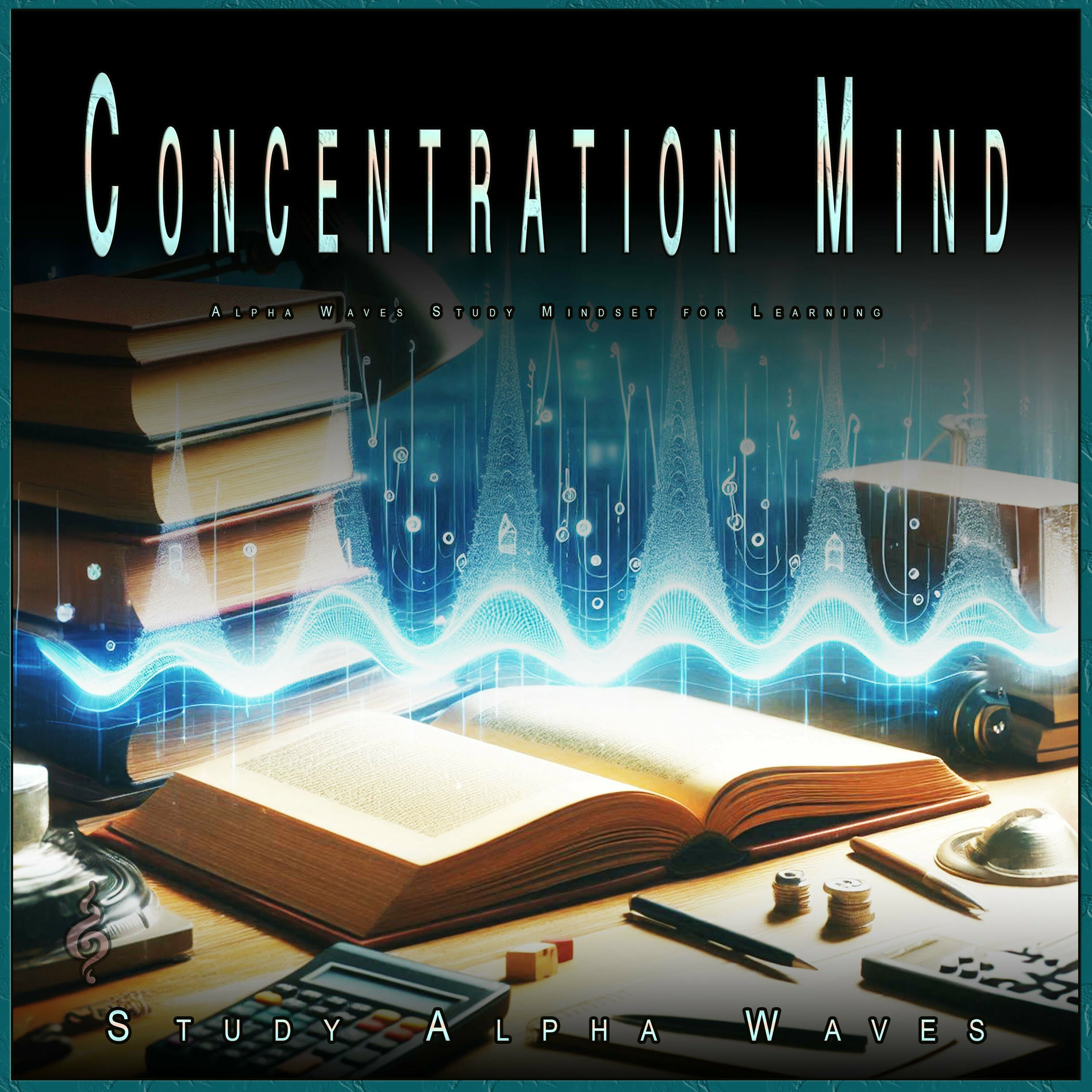 Album cover of Concentration Mind: Alpha Waves Study Mindset for Learning