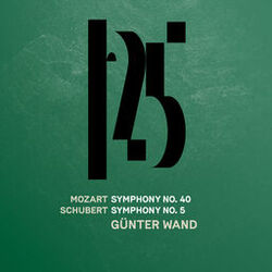 Cover of Mozart: Symphony No. 40 - Schubert: Symphony No. 5 (Live)