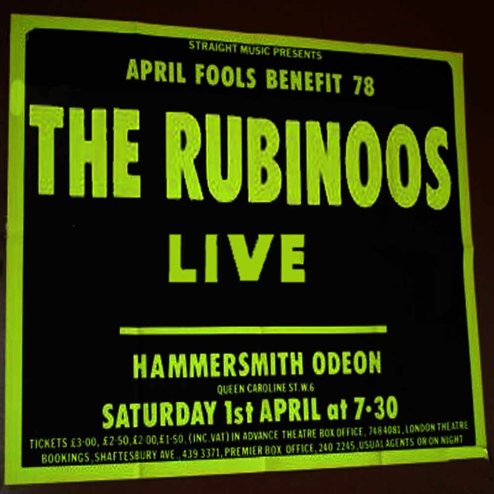Picture of The Rubinoos Live At Hammersmith Odeon