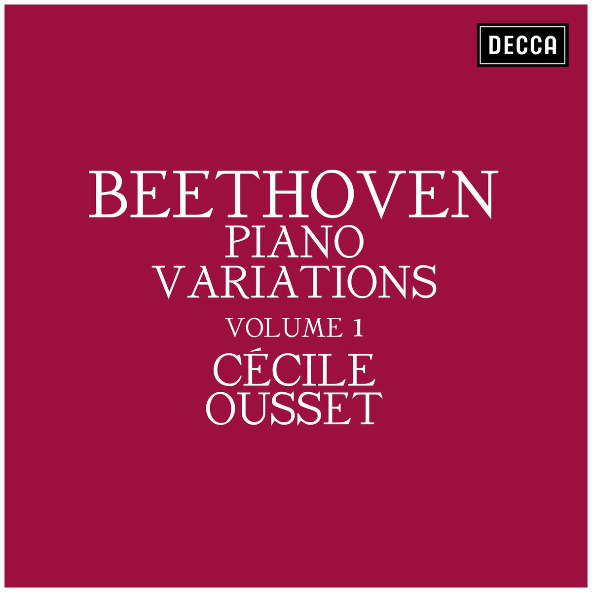 Album cover of Beethoven: Piano Variations - Vol. 1