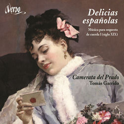 Cover of Delicias españolas - Música para orquesta de cuerda I (Siglo XIX) by undefined