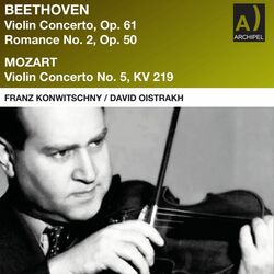 Cover of Beethoven: Violin Concerto David Oistrakh conducted by Franz Konwitschny (Live)