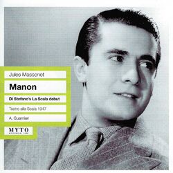 Cover of Massenet: Manon (Excerpts Sung in Italian) [Live]