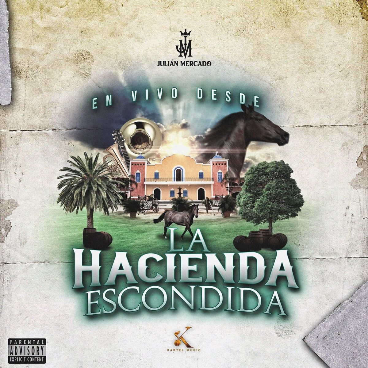 Album cover of Julian Mercado Desde la Hacienda Escondida (En Vivo)