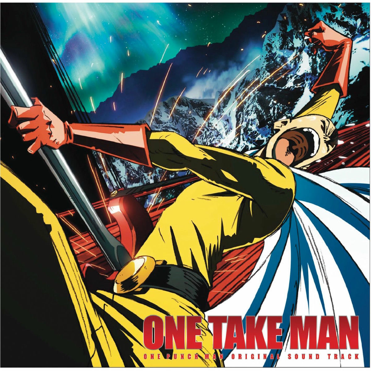 Album cover of TVアニメ『ワンパンマン』オリジナルサウンドトラック「ONE TAKE MAN」