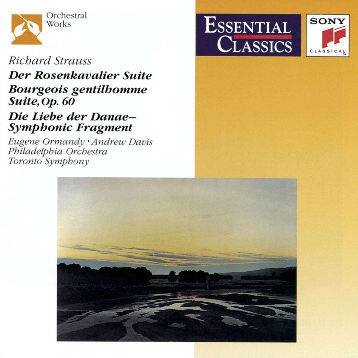 Album cover of Richard Strauss: Der Rosenkavalier Suite, Le bourgeois gentilhomme Suite & Symphonic Fragment from Die Liebe der Danae