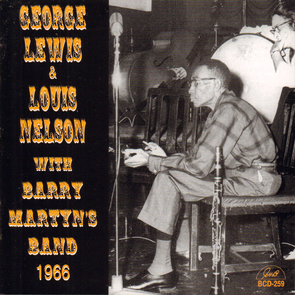 Picture of George Lewis and Louis Nelson with Barry Martyn's Band 1966