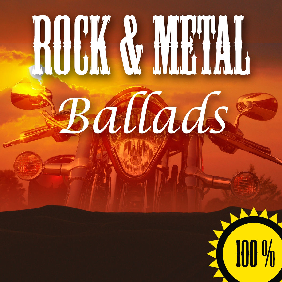 Album cover of 100% Rock & Metal Ballads (2015)