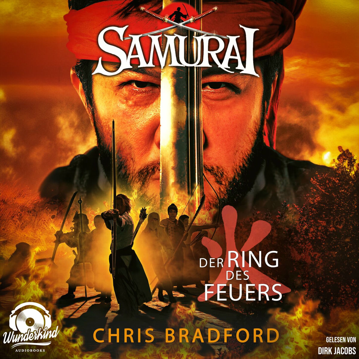 Album cover of Der Ring des Feuers - Samurai, Band 6 (Ungekürzt)