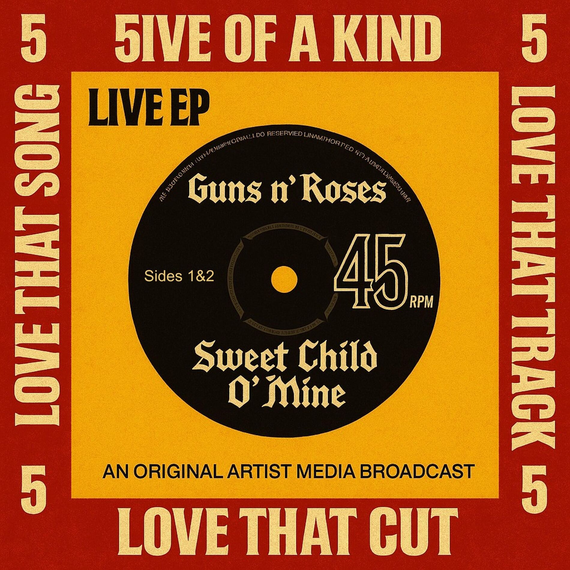 Album cover of 5ive of a Kind - Sweet Child O' Mine (Live)
