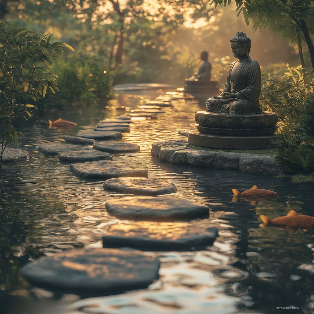 Picture of Buddha Yoga Mental Power