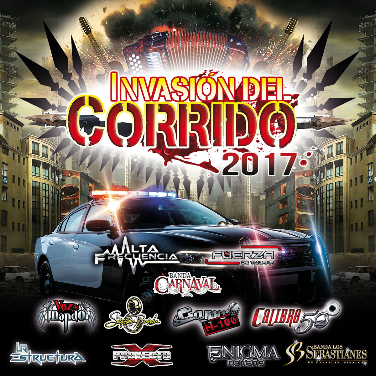 Album cover of Invasión Del Corrido 2017