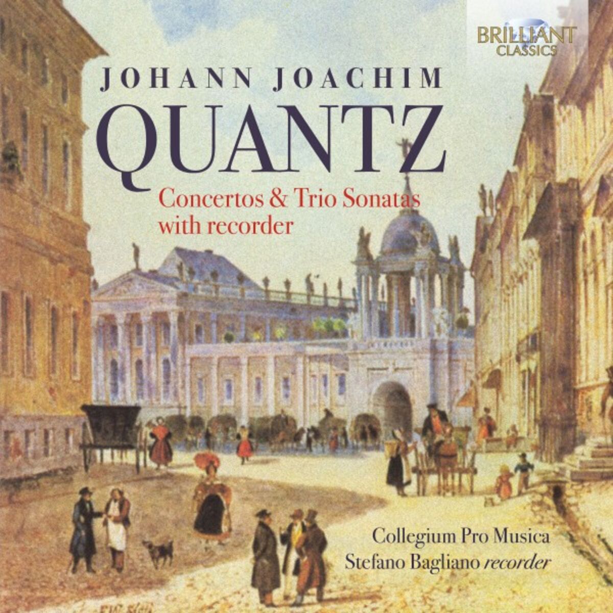 Album cover of Quantz: Concertos & Trio Sonatas with Recorder