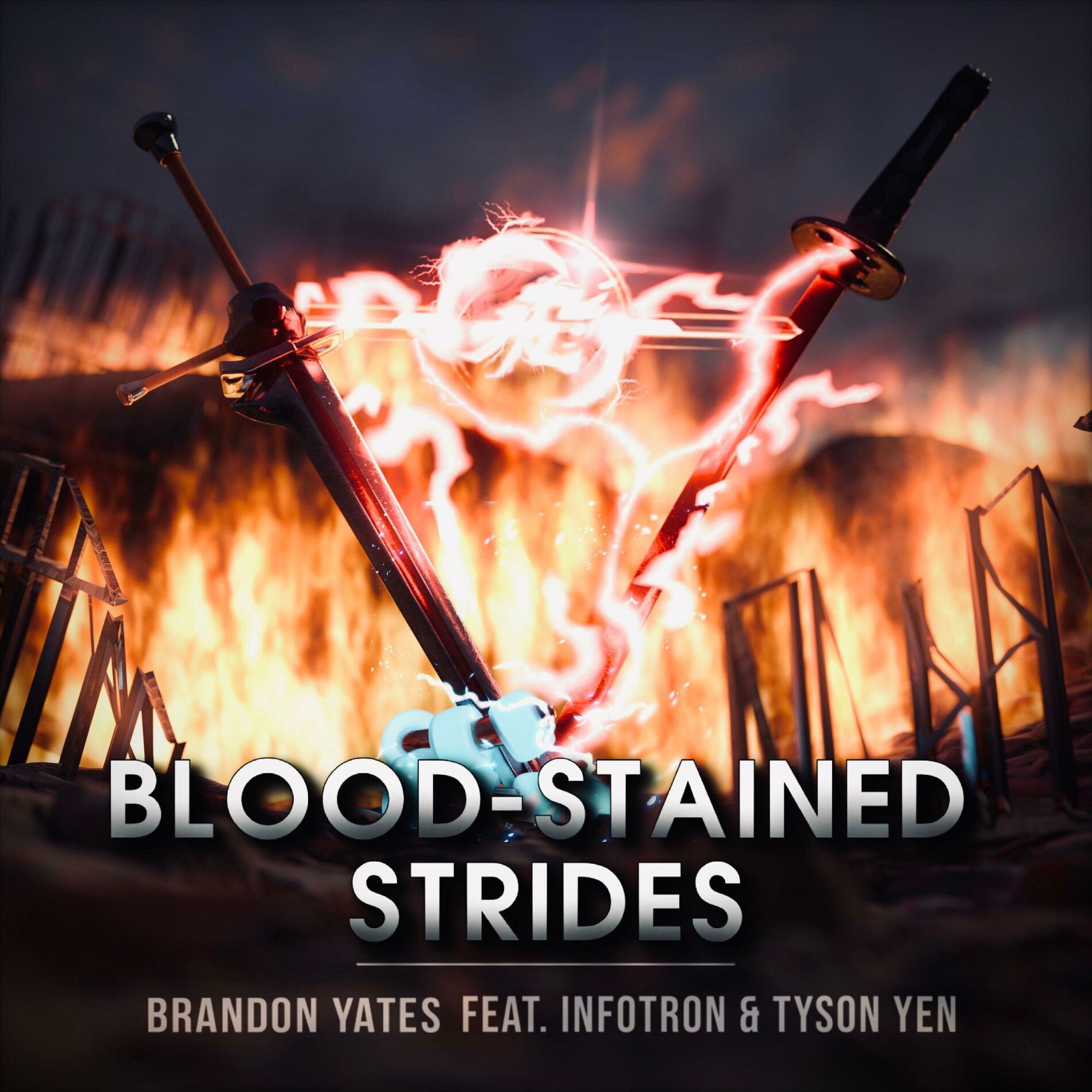 Album cover of Blood-Stained Strides (feat. Tyson Yen) [Vocal Version]