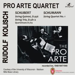 Cover of Kolisch-Pro Arte Rarities: Schubert & Schumann (Historical Recordings)