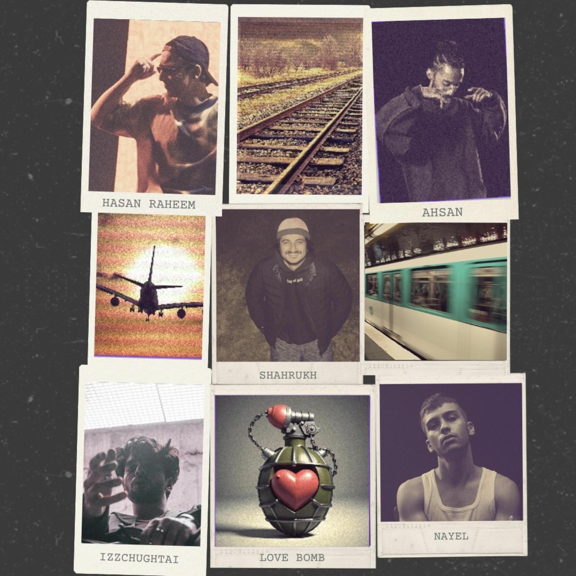 Album cover of LOVE BOMB (feat. Hasan Raheem, NAYEL, AHSAN & Izzchughtai)