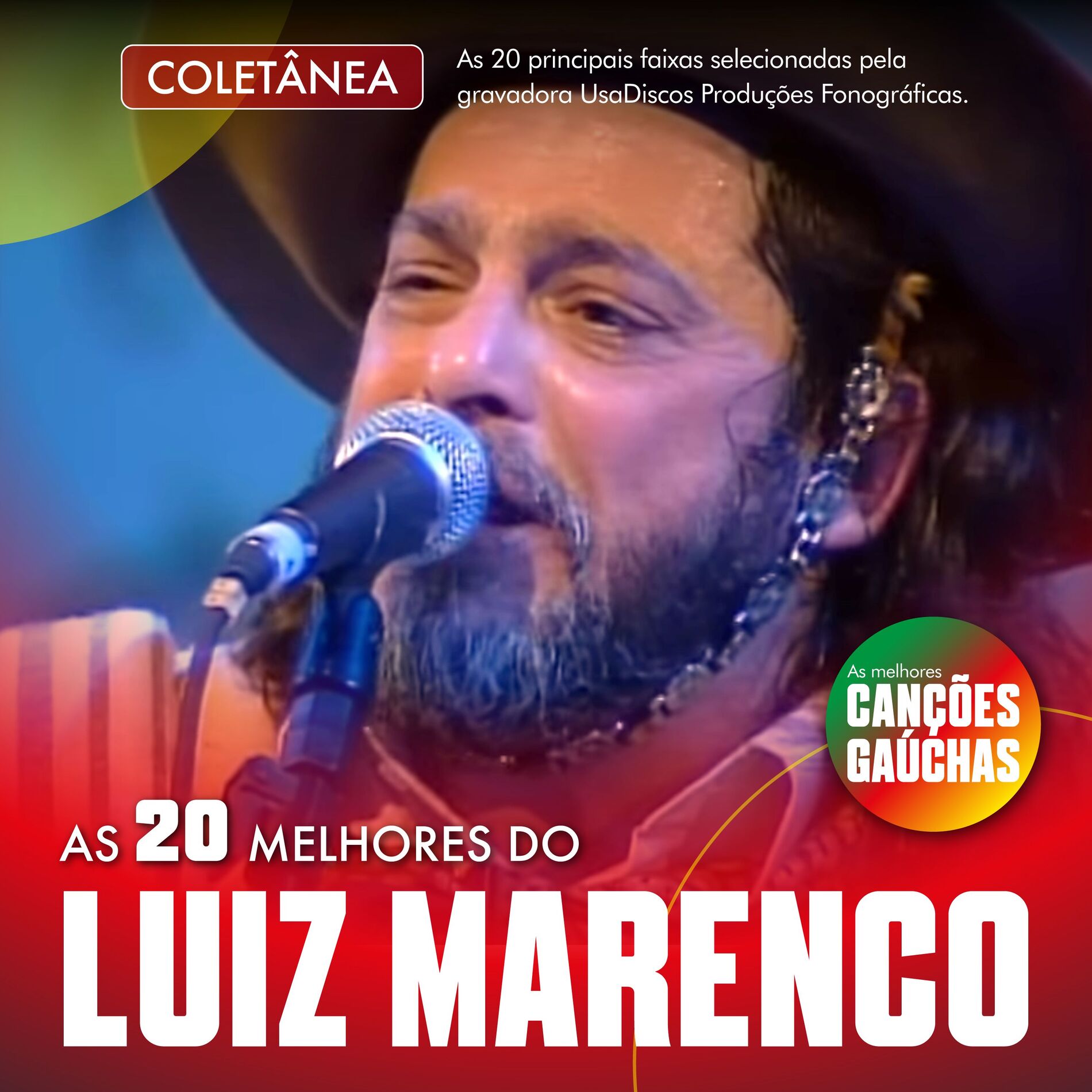 Album cover of AS 20 MELHORES DO LUIZ MARENCO (AO VIVO)