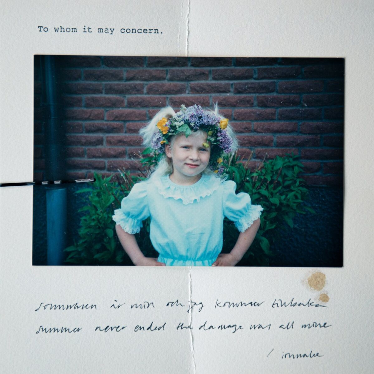 Album cover of sommaren är min och jag kommer tillbaka