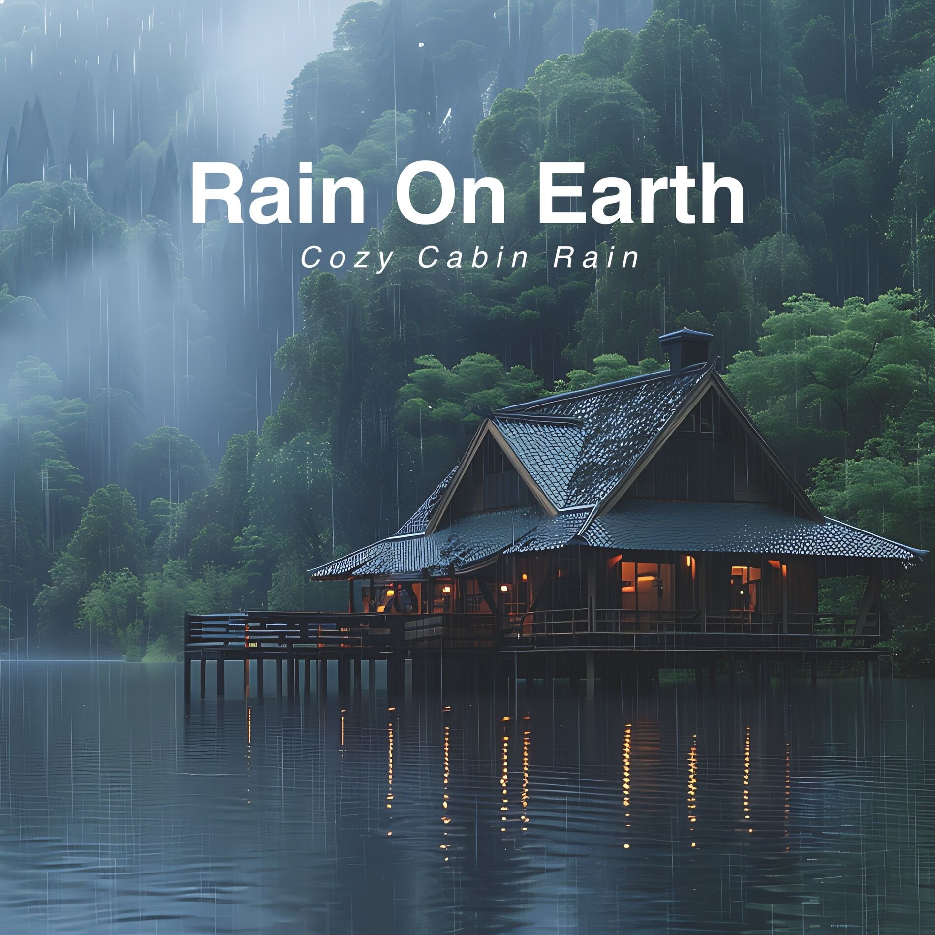 Album cover of Cozy Cabin Rain