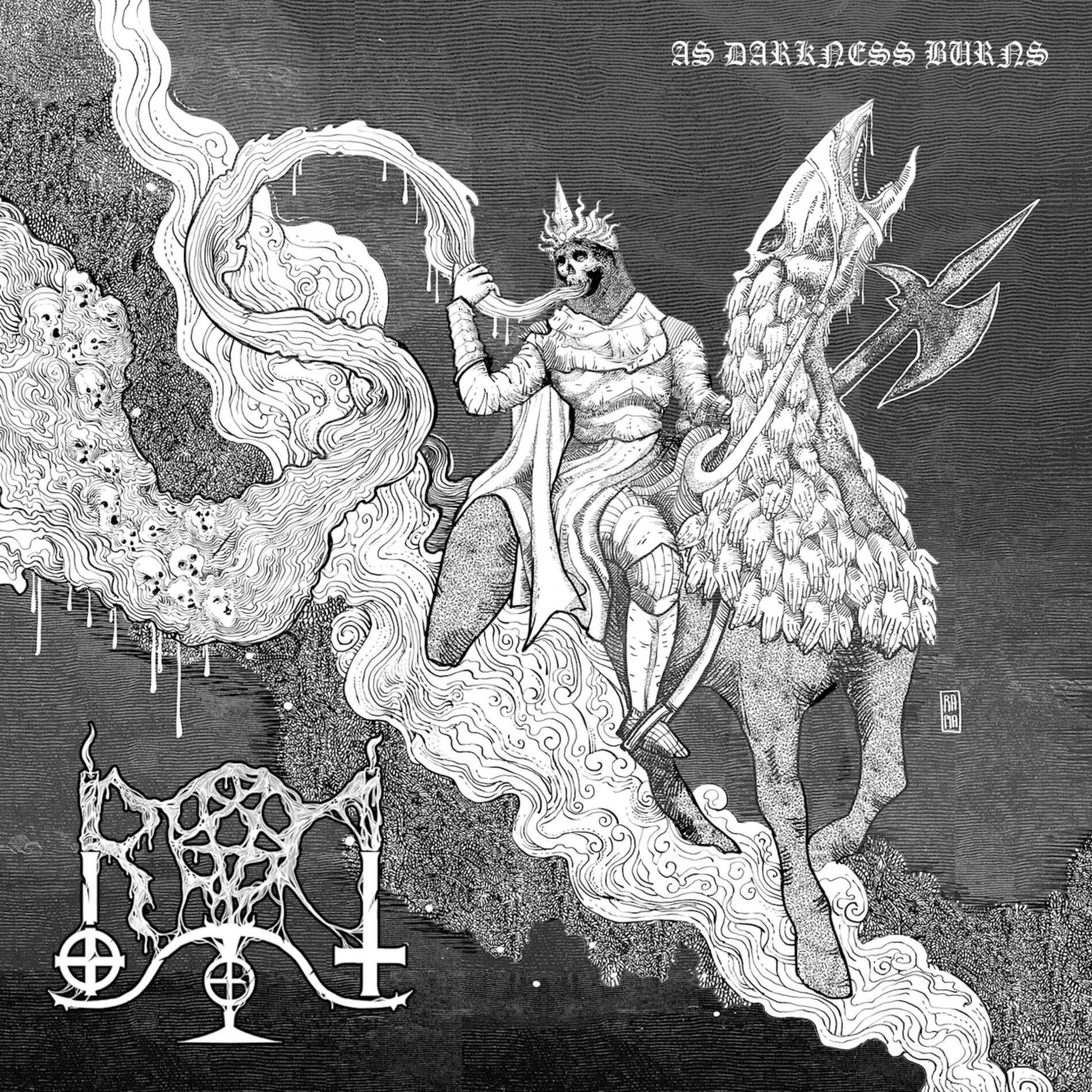 Album cover of As Darkness Burns